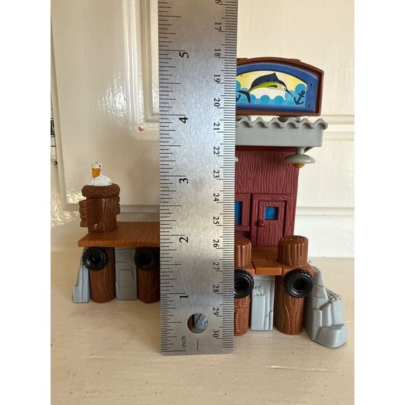 Fisher Price Geotrax Train Port Side Boat Dock Fishing Pier 2004 Mattel G5545 - Picture 3 of 8